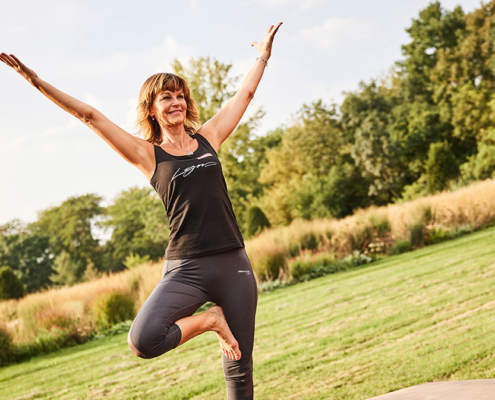 SPORT.PLATZ WIEN & Radio Wien Yogastunde mit Evelyn Vysher | das Finale 2024 im Donaupark Foto: Stefan Burghart @fotoburghart