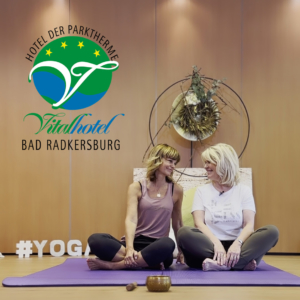 Yogawoche mit Evelyn Vysher im Vitalhotel Bad Radkersburg, Direktorin Claudia Wendner