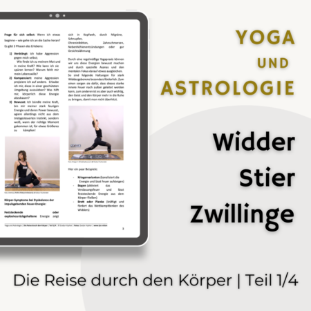 OeAV Artikel von Evelyn Vysher | Yoga und Astrologie - Eine Reise durch den Körper | 1. Quadrant